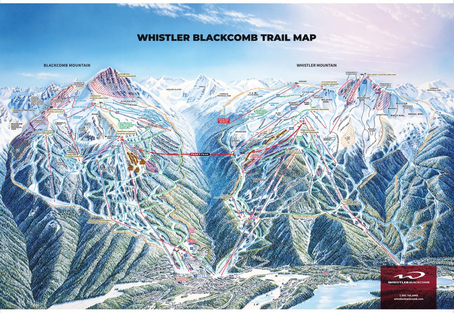 Whistler Piste Map Ski Maps & Resort Info PistePro