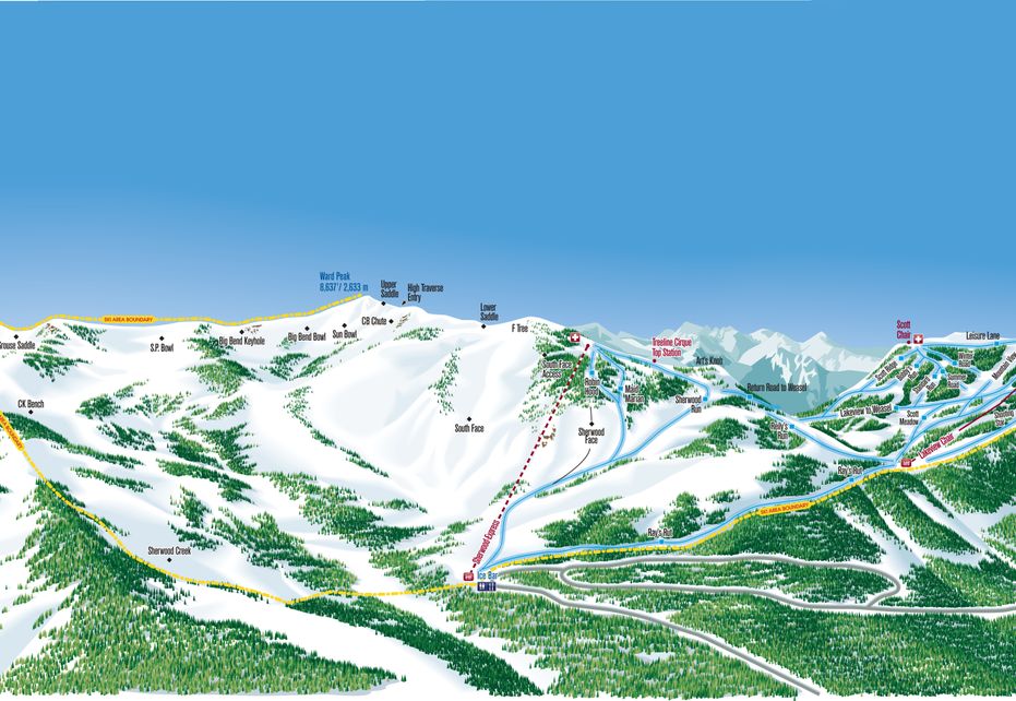 Alpine Meadows Ski Map Resort Info & Videos PistePro