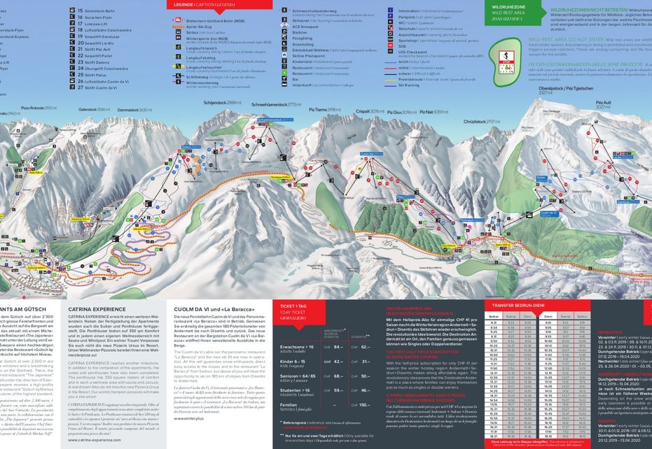 Sedrun Ski Map