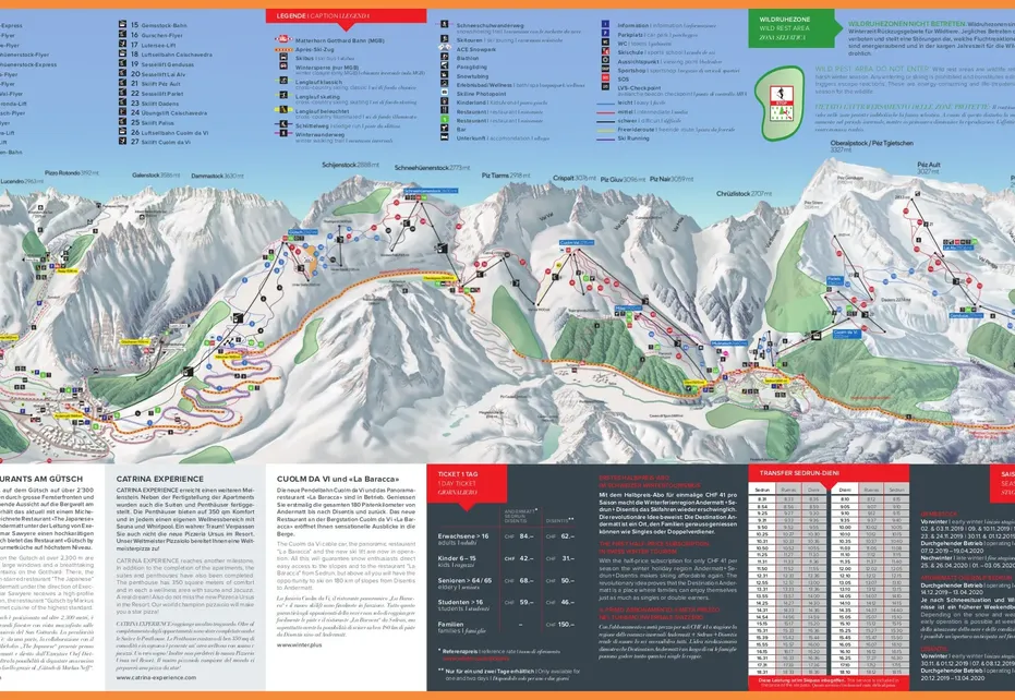 Andermatt Ski Map