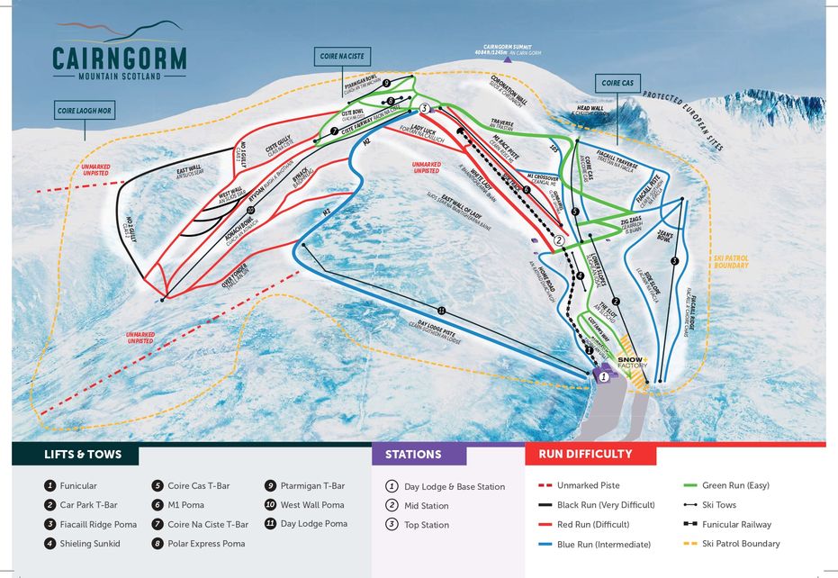 Aviemore Piste Map Ski Maps & Resort Info PistePro