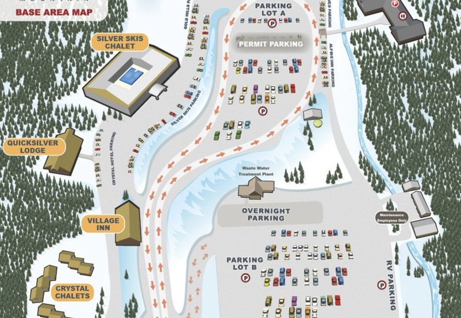 Crystal Mountain Resort Base Map