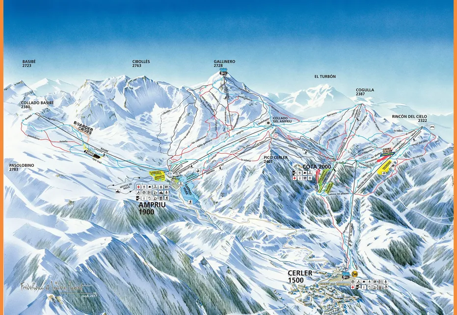 Cerler Ski Map