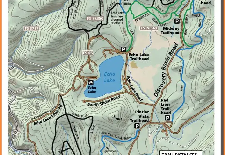 Discovery Nordic Ski  Map