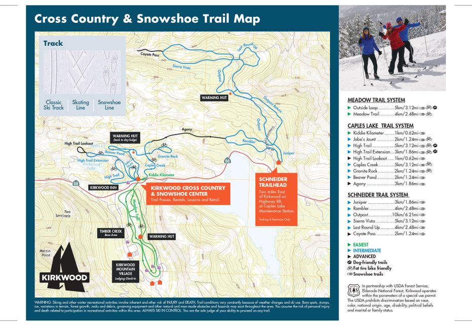 Kirkwood Ski Map Resort Info & Videos PistePro