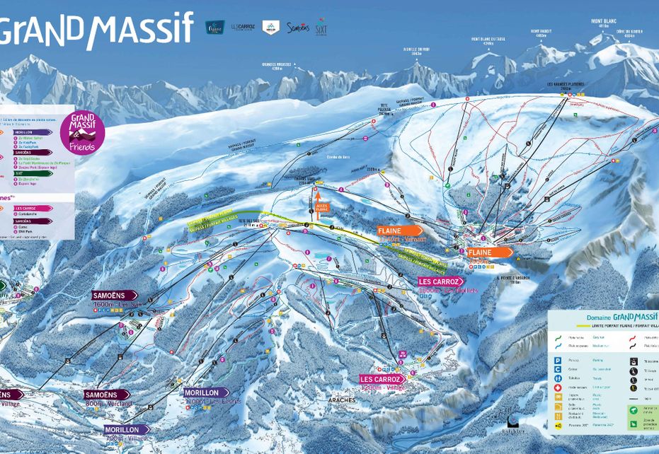 Samoens Ski Map
