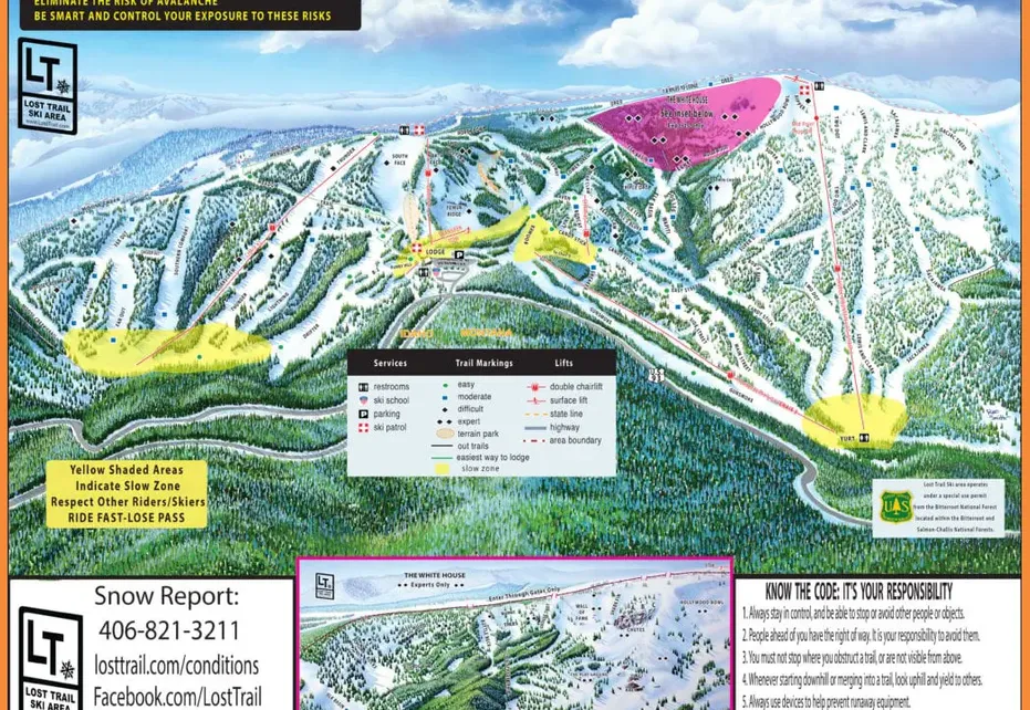 Lost  Ski  Map