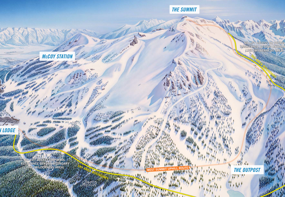 Mammoth Mountain Ski Map | Resort Info & Videos | PistePro