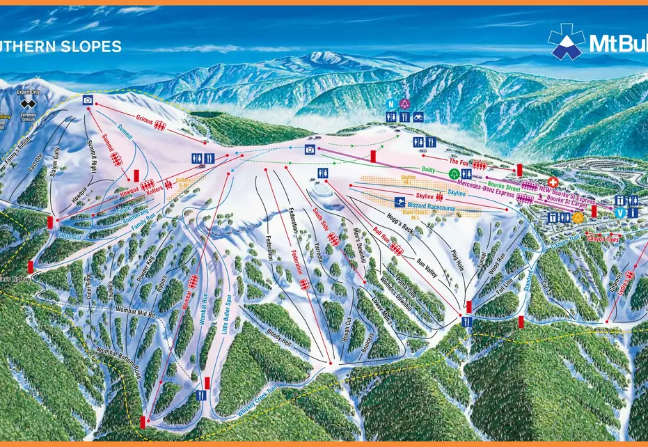 Mount Buller Ski Map