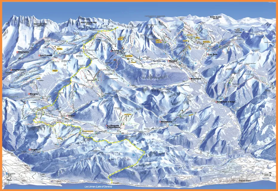 Portes du Soleil Ski Map