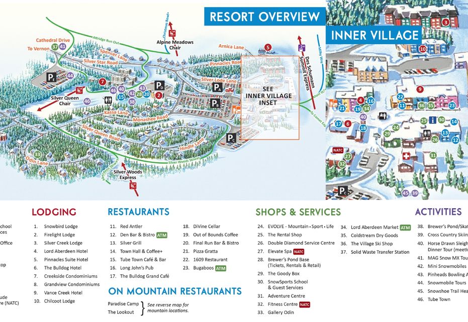 SilverStar Ski Map | Resort Info & Videos | PistePro