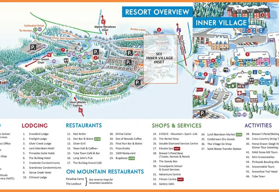 Silverstar Village Map