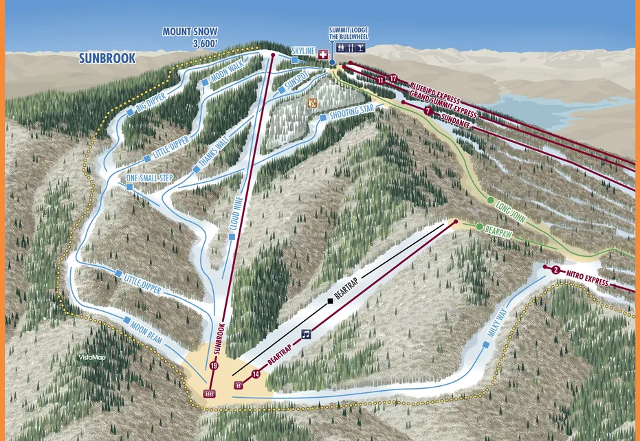 Mt Snow Ski Map Mount Snow Piste Map | Ski Maps & Resort Info | Pistepro