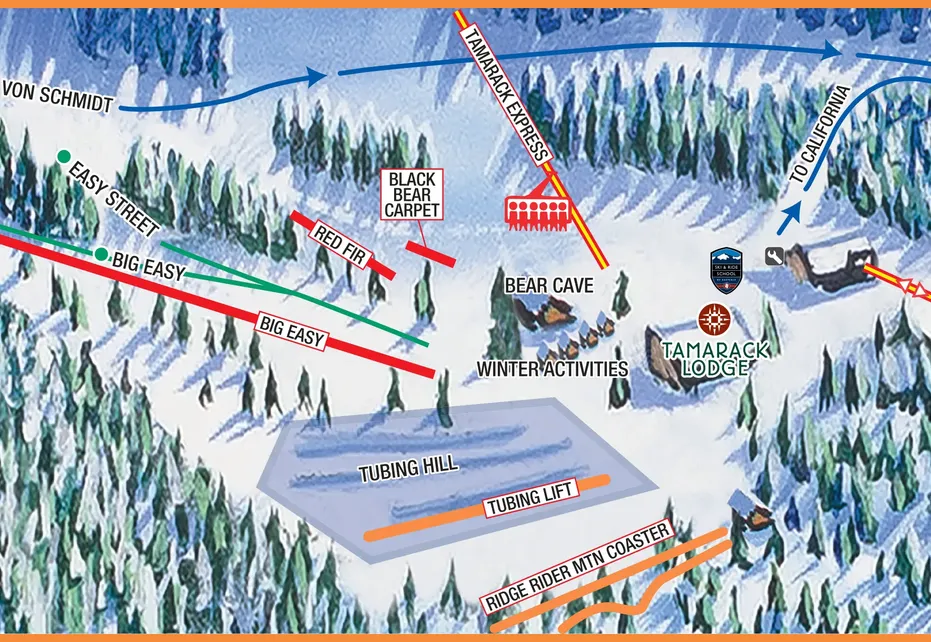 Heavenly Top Gondola Insert Map