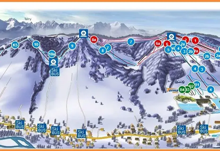 kotelnica Ski Map