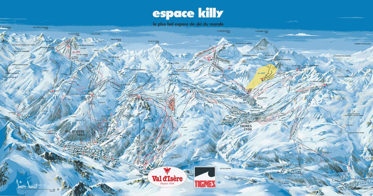 Val d'Isere Piste Map Ski Maps & Resort Info PistePro