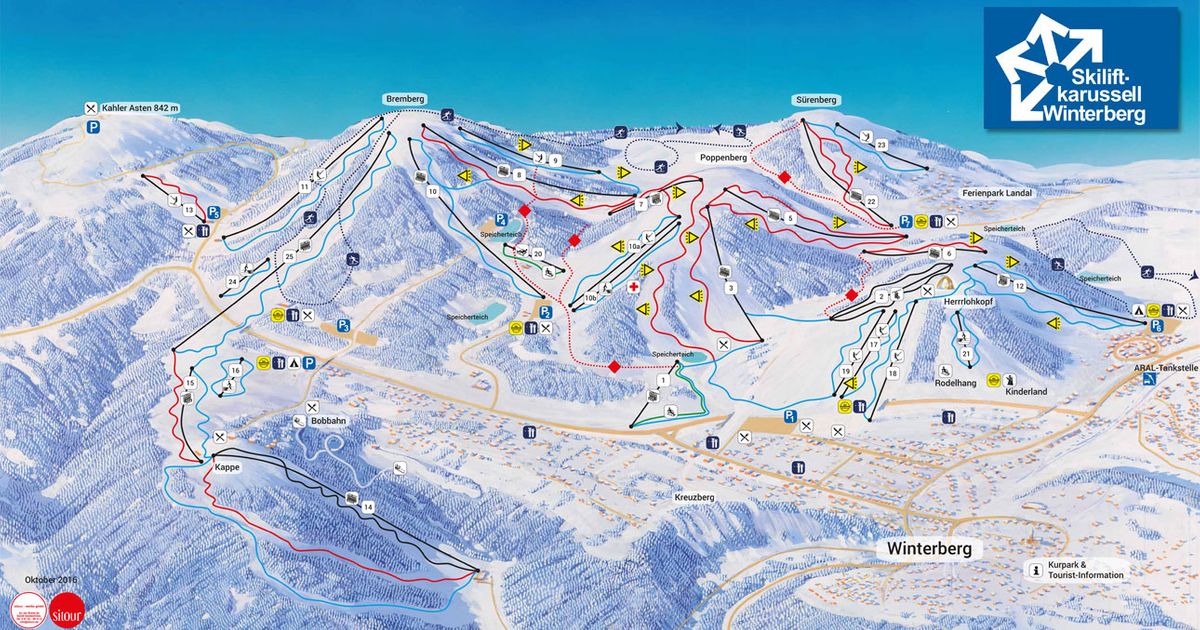 Winterberg Piste Map | Ski Maps & Resort Info | PistePro
