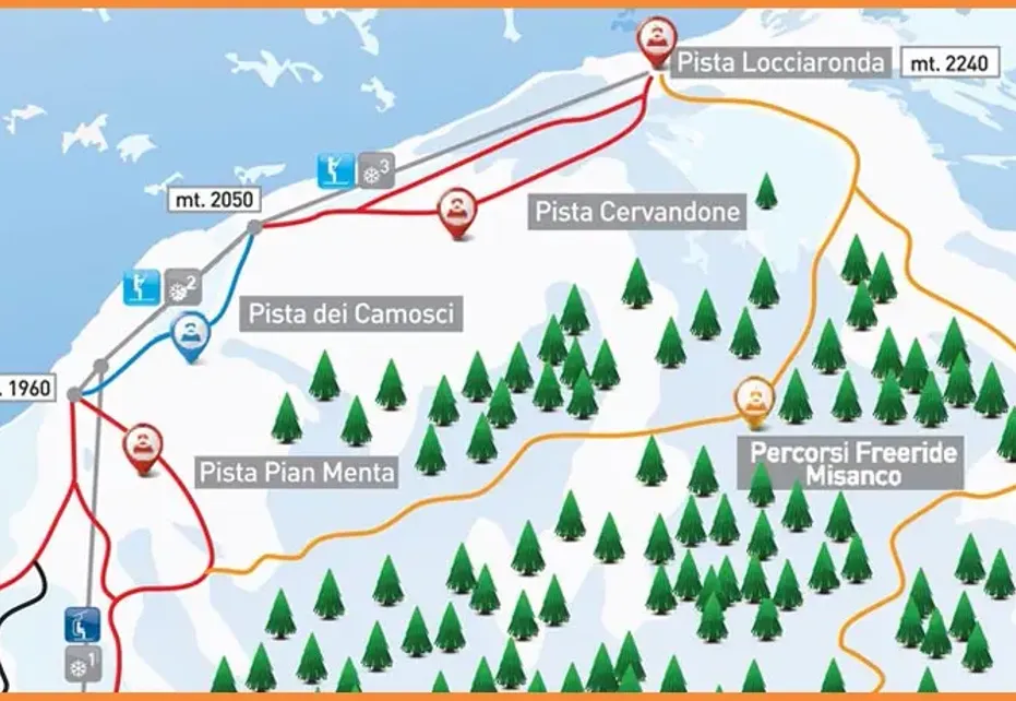 Alpe Devero Ski Map