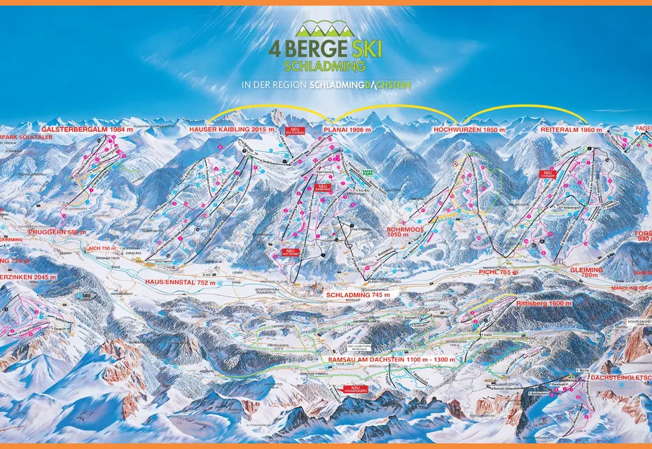 Schladming Ski Map