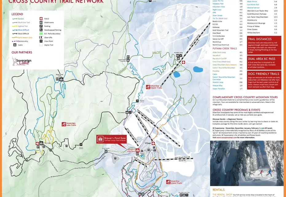 Silverstar Cross Country Map